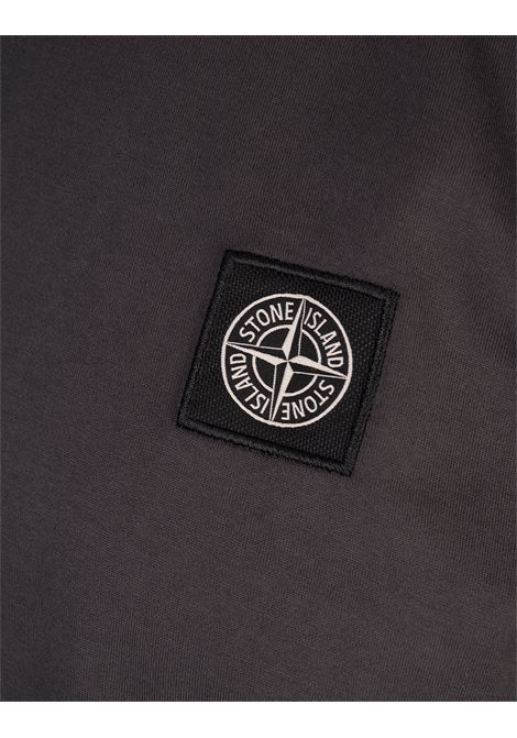 T-Shirt Slim Fit In Jersey Di Cotone Antracite STONE ISLAND | K1S152100039-S0013V0065
